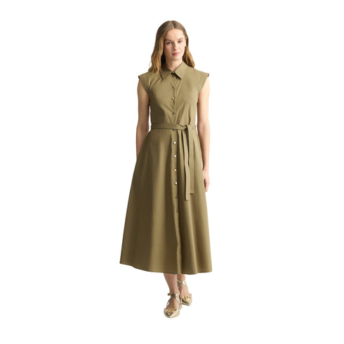 Liu Jo Abito midi Abito Donna midi in puro cotone 42 P25 - LIU.JOWA5357T4853 - X0680 - 42 - Francavilla Moda